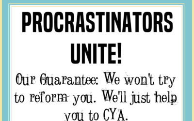 ANNOUNCING Professional Procrastinator Support Services